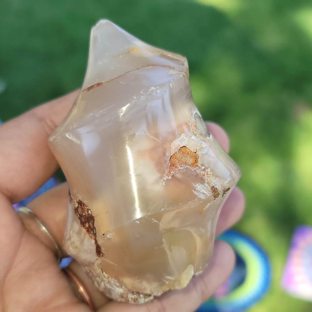 Flower agate flame